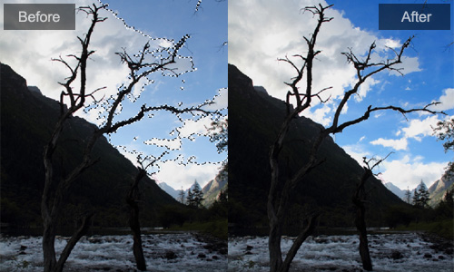 Example of Face reshaping