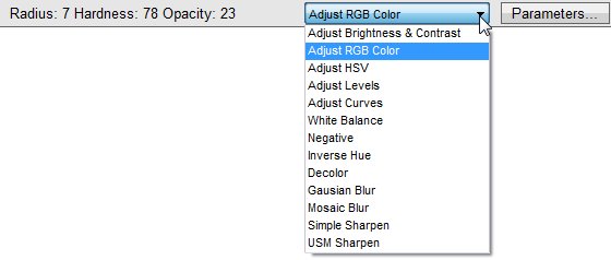 effect brush screenshot